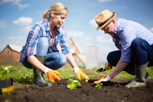 Manual handling and safe chemical storage in garden work